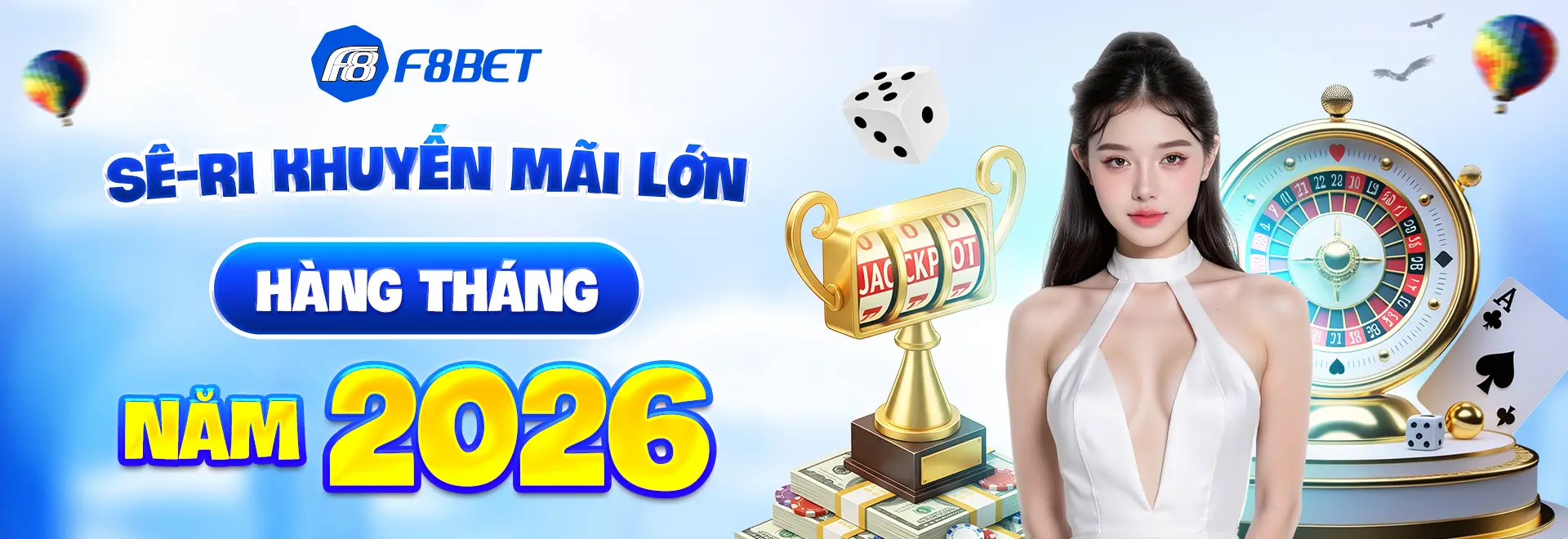 Banner f8bet seri khuyến mãi lớn hằng tháng